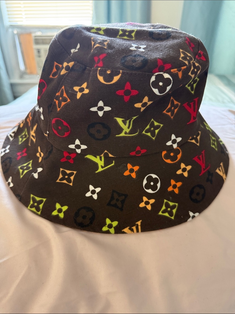 Louis Vuitton Multicolor Monogram Brown Bucket Hat
